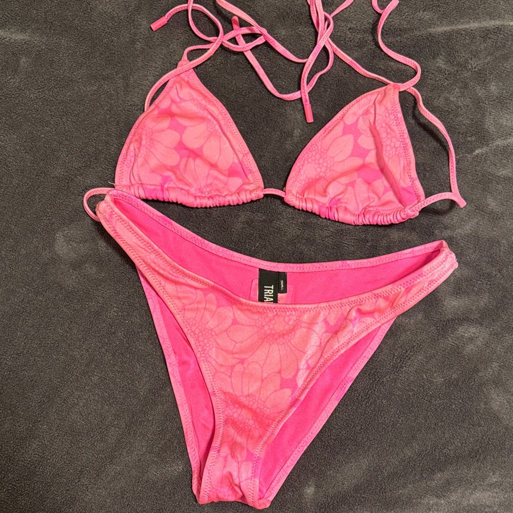 Triangl Pink Floral Bikini